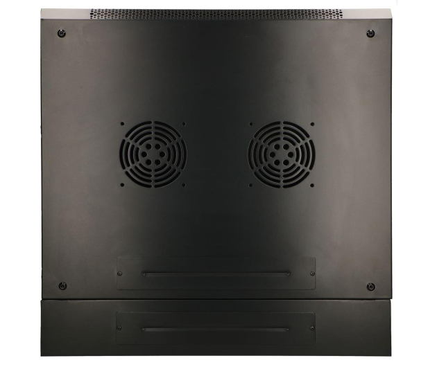 Extralink Szafka wisząca rack 9U 600x600 czarna dwusekcyjna EX.12943 - 489357 - zdjęcie 9